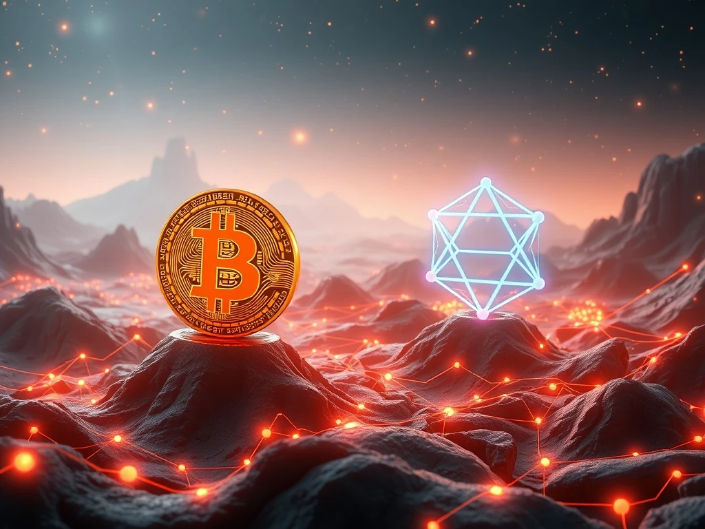 Bitcoin and Cardano ADA competing in a dynamic cryptocurrency market with DeFi expansion