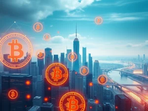 Bitcoin and real estate fusion representing Cardone Capital's $100M investment
