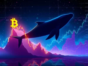 Bitcoin Cash (BCH) breaking through a resistance trendline, indicating a potential crypto rally driven by whale activity.