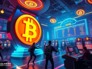 Players compete in a thrilling Bitcoin Casino tournament, showcasing the innovative crypto gaming experience.