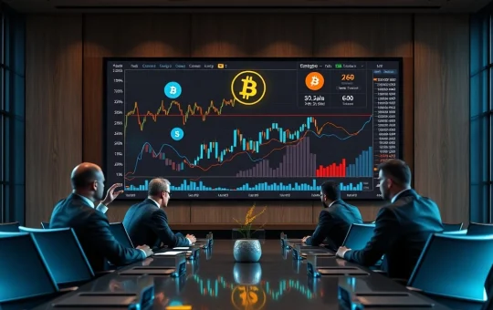 Corporate leaders strategically investing in Bitcoin and other digital assets for treasury diversification, symbolizing the rise of corporate crypto.