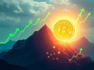 Visualizing the July 2025 crypto surge: Bitcoin's record highs and altcoin triumphs driven by institutional interest and upgrades.