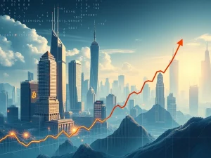 A visual representation of the transformative shift in Bitcoin market dynamics, highlighting institutional adoption and crypto ETFs replacing the traditional crypto four-year cycle.