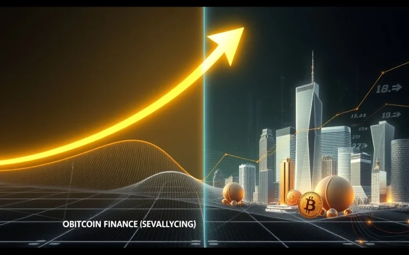 A visual representation of Bitcoin's evolving market, showing the fading Bitcoin four-year cycle replaced by institutional growth.