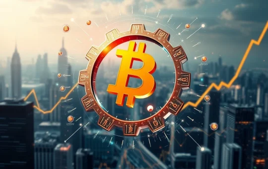 A visual representation of the Bitcoin cycle evolving, highlighting the shift towards institutional Bitcoin adoption and a more stable market future.