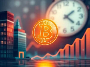Bitcoin Cycle: Chart showing a revolutionary shift driven by institutional adoption, moving beyond traditional crypto cycles.