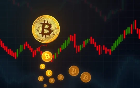 Chart showing Bitcoin dominance dropping below key support, indicating a potential altcoin correction across the crypto market.