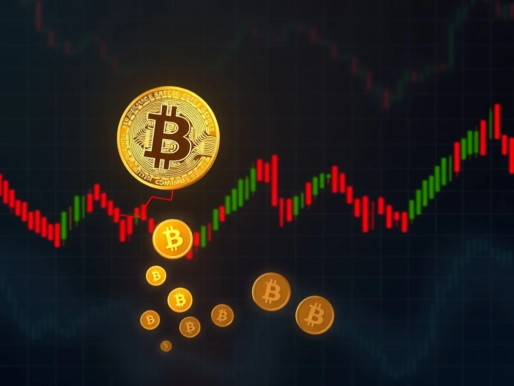 Chart showing Bitcoin dominance dropping below key support, indicating a potential altcoin correction across the crypto market.