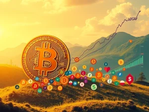Charts illustrating the significant drop in Bitcoin dominance and the surging altcoin performance, signaling a potential altcoin season.