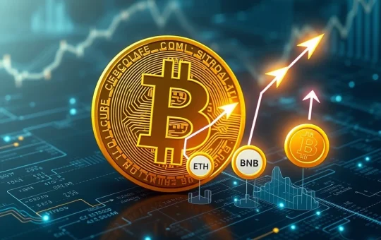 Depicts the strategic shift in crypto markets, showing Bitcoin Dominance decreasing as institutional focus moves to altcoins.