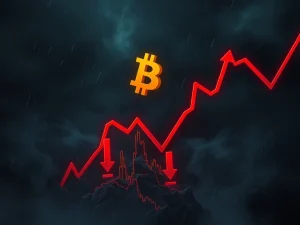 Bitcoin price crashing amid macroeconomic pressures and bearish signals
