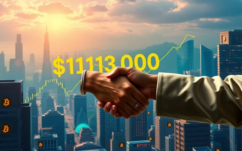 A visual representation of Bitcoin's price reaching $118,000, illustrating the significant Bitcoin surge driven by institutional investment.