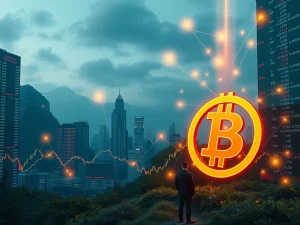 Chart showing the massive Bitcoin ETF inflows, symbolizing the unprecedented institutional crypto demand propelling Bitcoin's price surge.