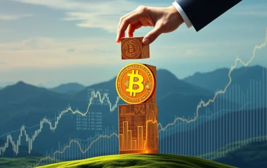Charts depicting Bitcoin ETF flows showing institutional confidence and market shifts, indicating strategic Bitcoin investment.