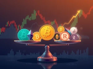 A visual representation of shifting Crypto Investment Trends, showing Bitcoin ETF Inflows declining while Ethereum and utility-focused projects like Remittix (RTX) gain traction.
