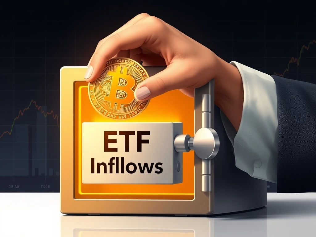 Bitcoin ETF Inflows: Institutions Unwavering, Doubling Down on BTC Below $116K