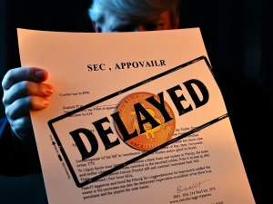 SEC delays Trump-linked Bitcoin ETF decision impacting crypto market