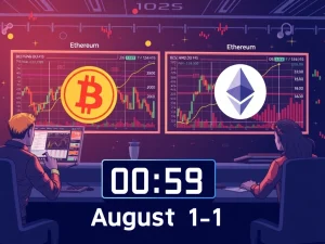 Bitcoin and Ethereum options expiration triggering crypto market volatility