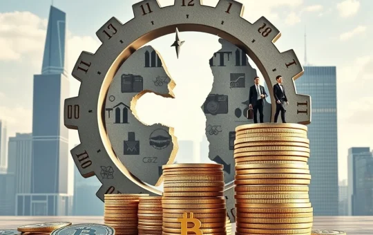 Depicting the end of the traditional Bitcoin four-year cycle, replaced by institutional influence and ETF-driven market stability.