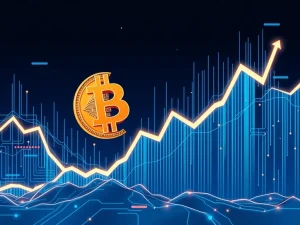 A visual representation of Bitcoin's sharp price drop following a major BTC whale dump by Galaxy Digital, illustrating market volatility.
