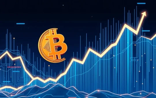 A visual representation of Bitcoin's sharp price drop following a major BTC whale dump by Galaxy Digital, illustrating market volatility.
