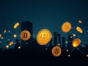 A visual representation of Galaxy Digital's significant Bitcoin transfer, highlighting institutional crypto market strategy and on-chain analysis.