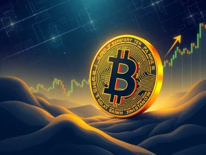 A visual representation of Bitcoin's price surge to $117,000, illustrating the significant impact of Galaxy Digital's 80K BTC sale on market confidence.