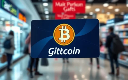Bitcoin gift card available at major U.S. retailers for easy cryptocurrency adoption