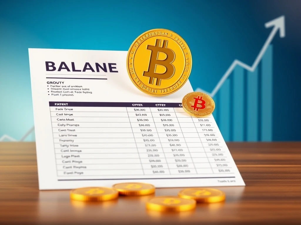 A digital representation of BTC AB's growing Bitcoin holdings, symbolizing strategic institutional Bitcoin investment and crypto treasury management.