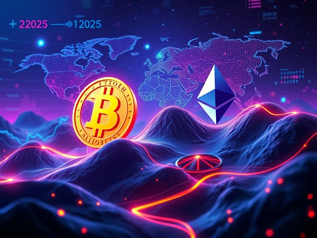 Bitcoin investment guide: A visual representation of cryptocurrency adoption and secure digital asset management in 2025.