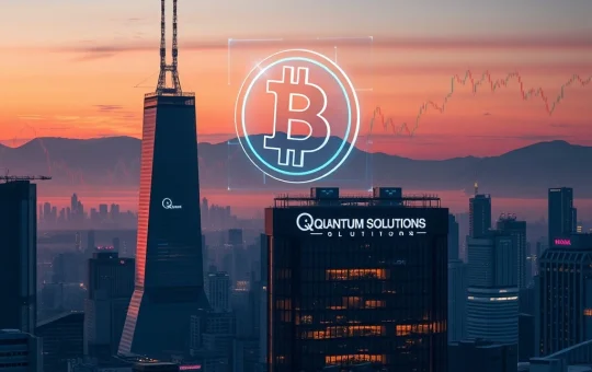 Quantum Solutions' strategic $3.1 billion Bitcoin investment signaling a major shift in corporate Bitcoin adoption within Japan.