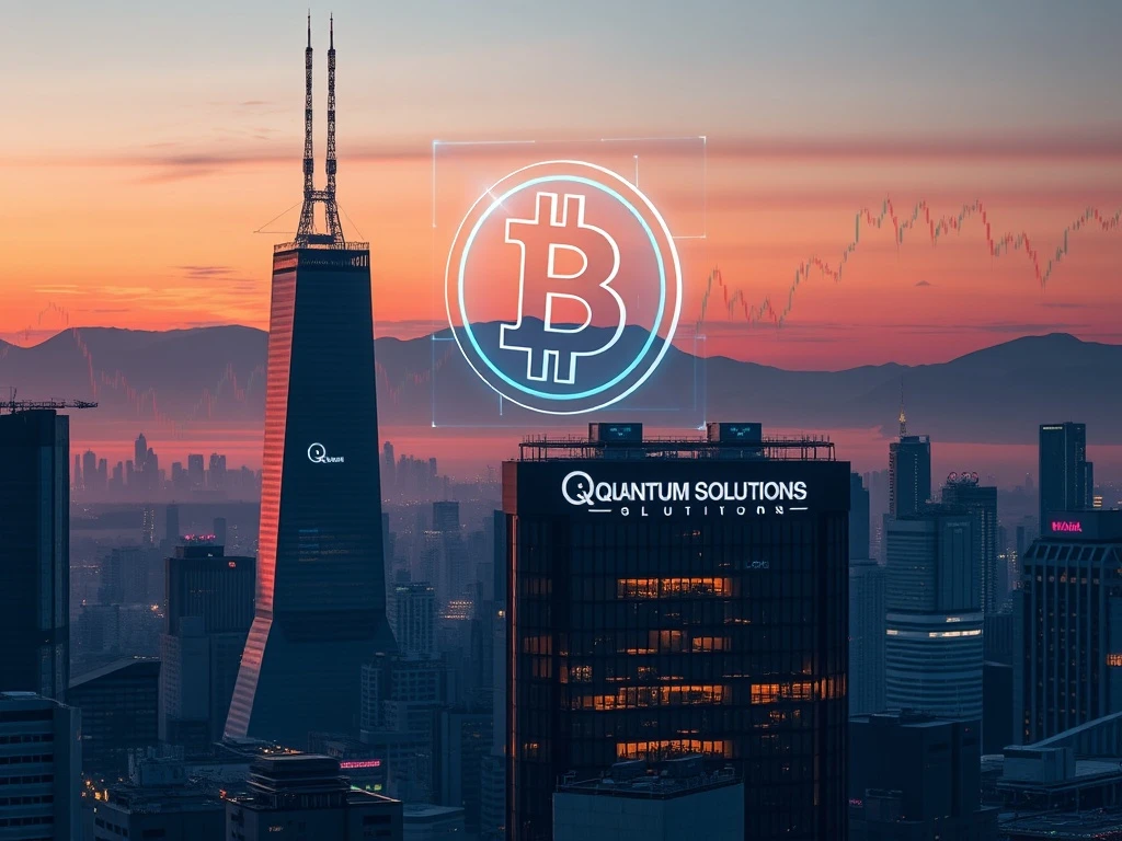 Quantum Solutions' strategic $3.1 billion Bitcoin investment signaling a major shift in corporate Bitcoin adoption within Japan.