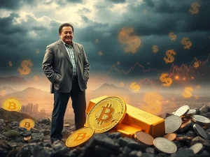 Robert Kiyosaki warns investors to prioritize physical assets like Bitcoin amidst a looming financial crisis.