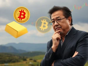 Robert Kiyosaki advocates for Bitcoin and gold as safe-haven assets against market volatility, criticizing ETFs.
