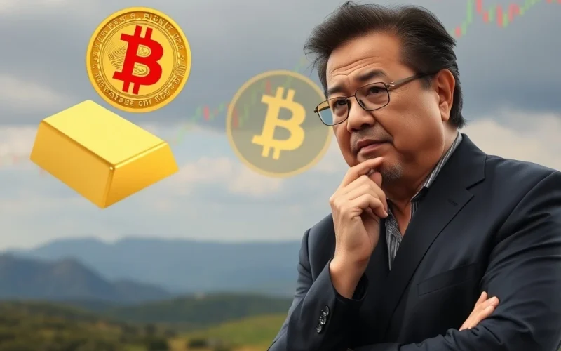 Robert Kiyosaki advocates for Bitcoin and gold as safe-haven assets against market volatility, criticizing ETFs.