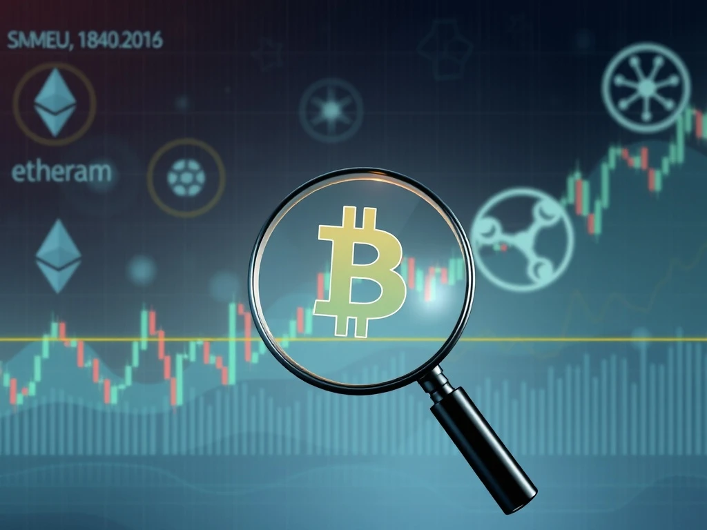 A visual representation of the Bitcoin market's current stagnation, with charts awaiting crucial market catalysts.