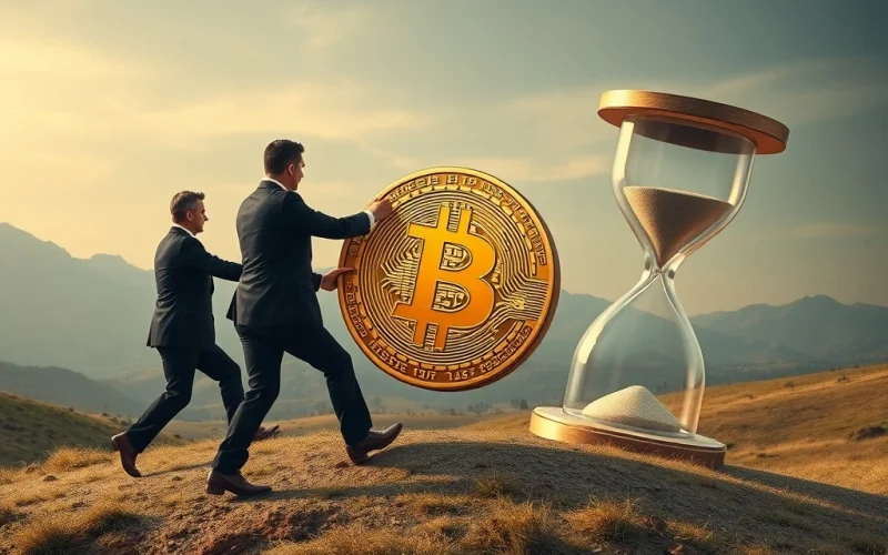 A visual representation of how institutional Bitcoin adoption is now the primary force shaping Bitcoin's market dynamics, overshadowing past halving cycle influences.