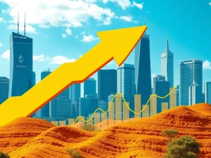 A visual representation of institutional investment reshaping Bitcoin's market cycle, with Ethereum ETFs soaring, illustrating a new era for Bitcoin news today.