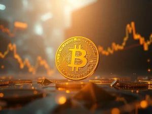 Visualizing the complex data behind a potential Bitcoin market shift, highlighting volatility patterns and on-chain air gaps.