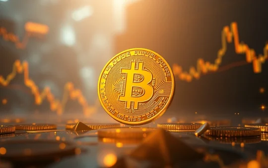 Visualizing the complex data behind a potential Bitcoin market shift, highlighting volatility patterns and on-chain air gaps.