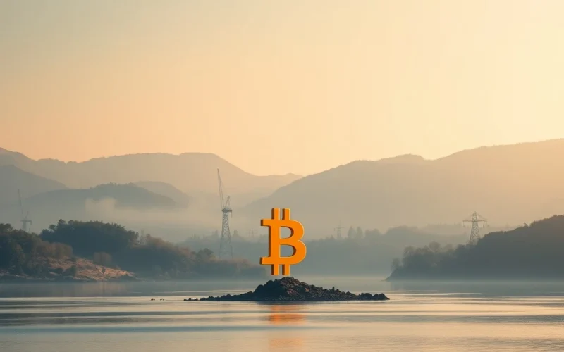 Bitcoin's price stability against unverified rumors, symbolizing the crypto market's resilience.