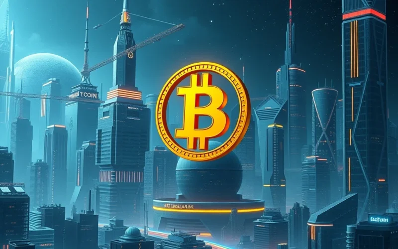 A Bitcoin Maximalist stands firm against a backdrop of complex crypto regulations, symbolizing resilience in a post-GENIUS Act world.