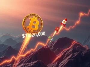 A visual representation of the current crypto market rally, with Bitcoin's price soaring and a significant meme coin surge following suit.