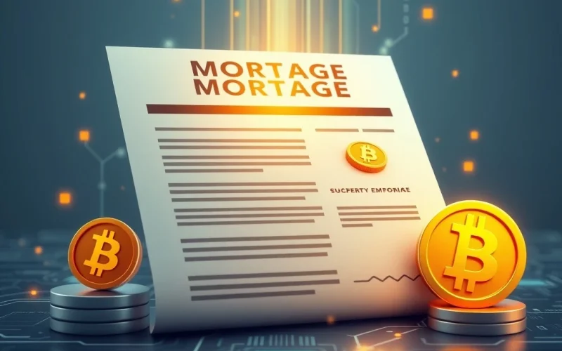 Bitcoin and cryptocurrency integrated into modern mortgage documents