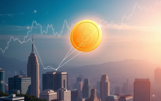 Illustration depicting Bitcoin's monumental surge past $118,000, symbolizing its growing influence in global finance and institutional adoption.
