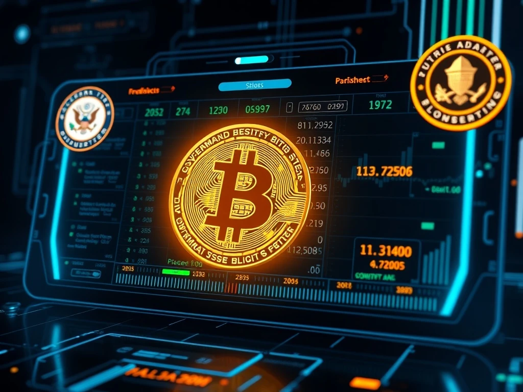 Bitcoin news featuring Arkham's tracking of U.S. government Bitcoin reserves