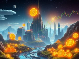 Bitcoin and altcoins driving a massive crypto market surge with stablecoins as the backbone.