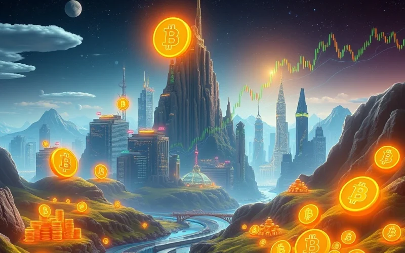 Bitcoin and altcoins driving a massive crypto market surge with stablecoins as the backbone.