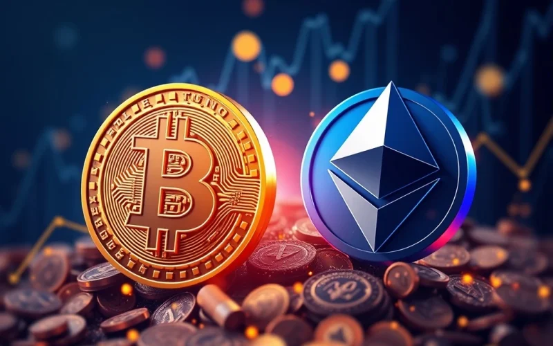 Bitcoin and Ethereum market dominance shift with altcoins surging