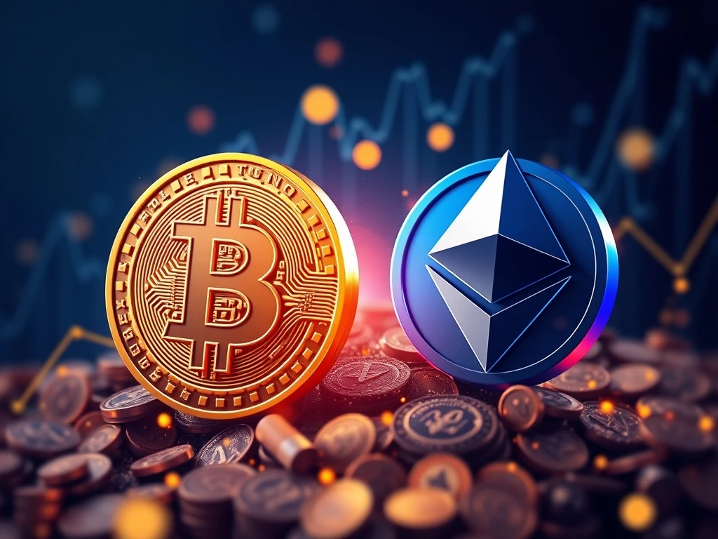 Bitcoin and Ethereum market dominance shift with altcoins surging